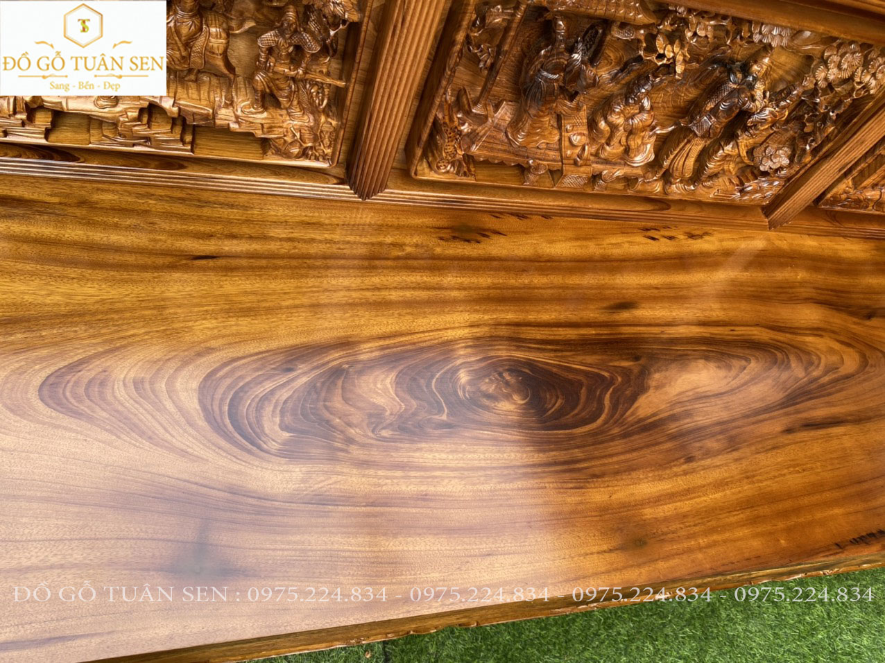 hình ảnh bộ Trường kỷ  gỗ gụ ta quảng bình 